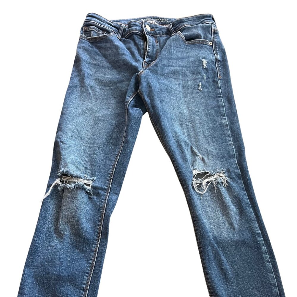 Women’s Old Navy Rockstar Distressed Jeans – Size 8